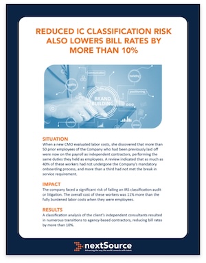 Independent Contractor Classification Use Case